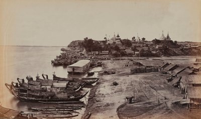 Village on the Irrawaddy by British Photographer